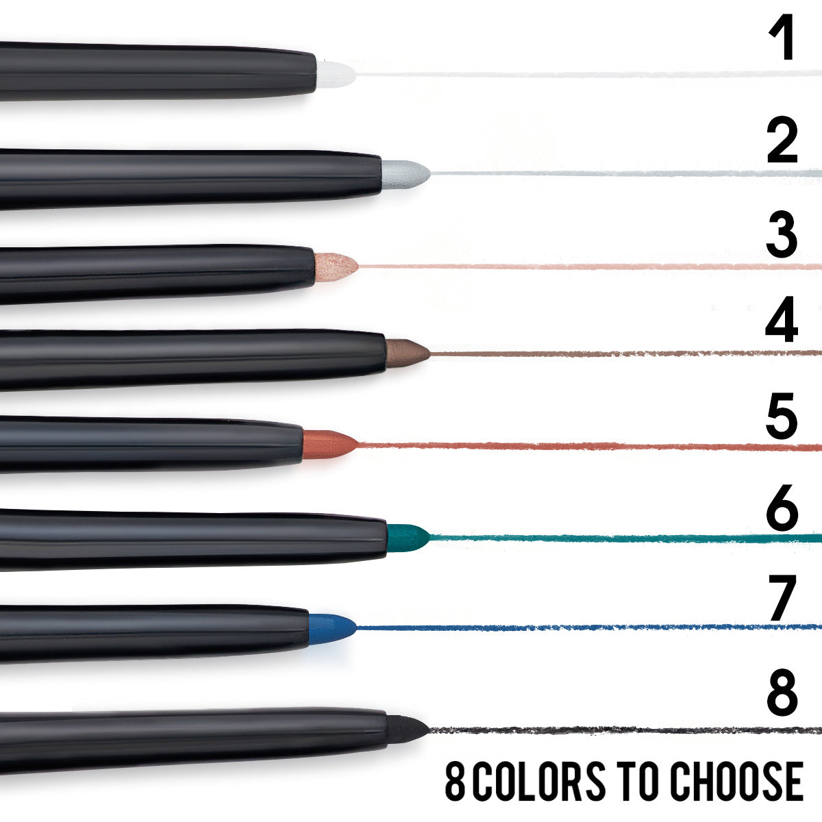 Waterproof Colorful Eyeliner Set - Zero&Null