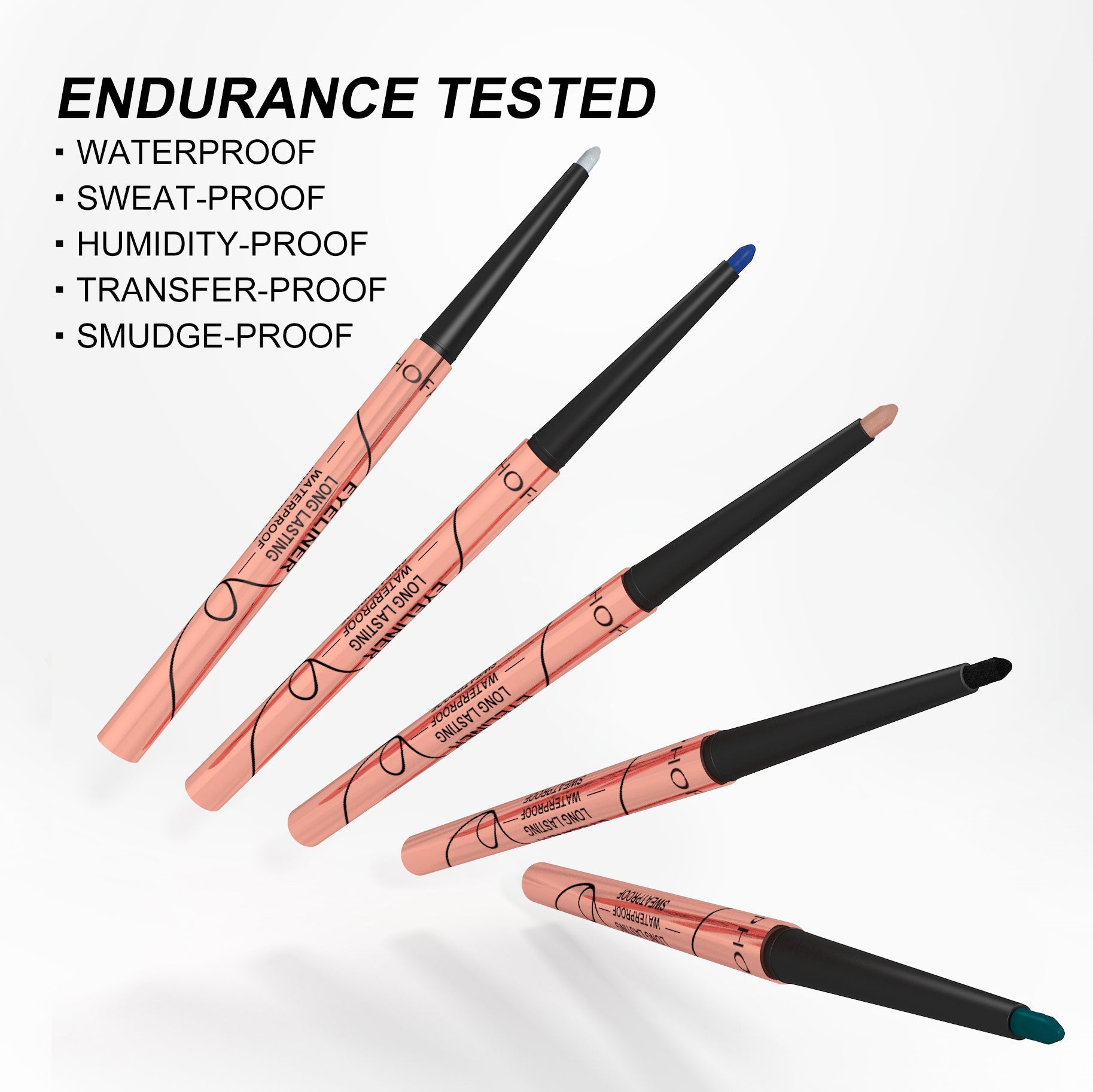 Waterproof Colorful Eyeliner Set - Zero&Null