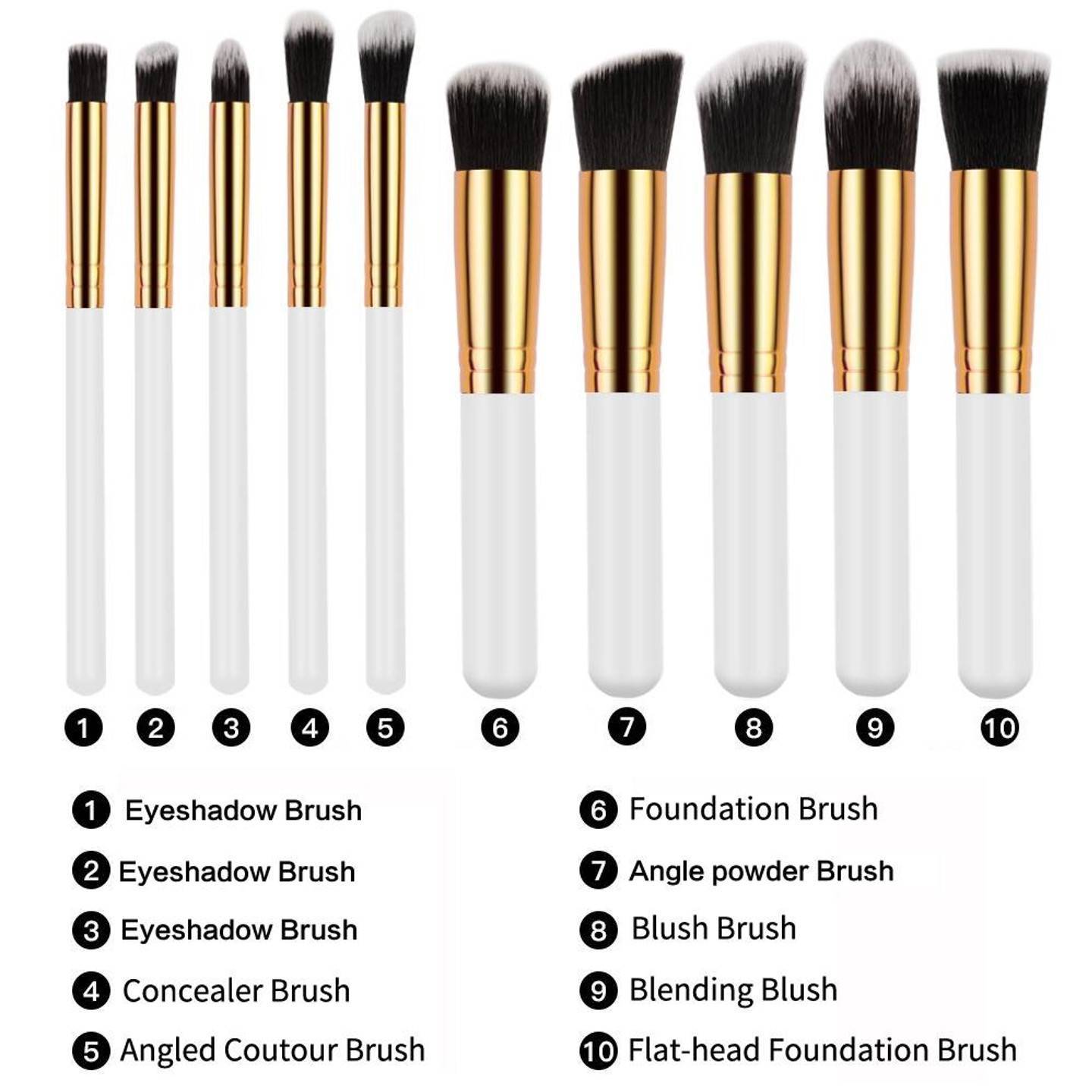 Make-up Brush Kit - Zero&Null